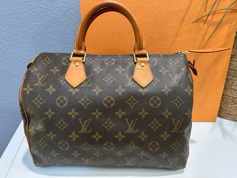 Vintage Louis Vuitton Monogram Speedy 30 Boston Handbag TH0091 (Sept. 2001)